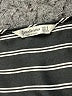 Stradivarius Stripes Black 3/4 Sleeve Blouse Size S - photo 7