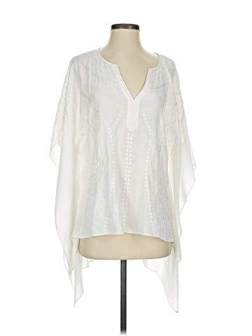White House Black Market 3/4 Sleeve Blouse (view 1)