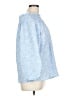Shein Blue 3/4 Sleeve Blouse Size L - photo 4