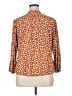 Old Navy 100% Rayon Orange 3/4 Sleeve Blouse Size XL - photo 2