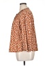 Old Navy 100% Rayon Orange 3/4 Sleeve Blouse Size XL - photo 5