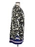 Central Park West Animal Print Blue Cardigan Size XS - photo 4