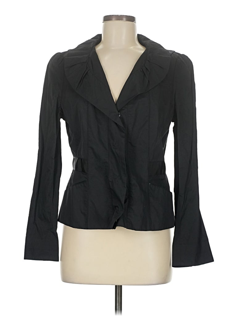 Pre-owned Tahari Blazer Jacket In Black
