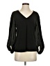 Calvin Klein Black Long Sleeve Blouse Size S - photo 1