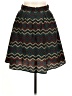 Brooklyn Industries 100% Polyester Chevron-herringbone Multi Color Teal Casual Skirt Size M - photo 2