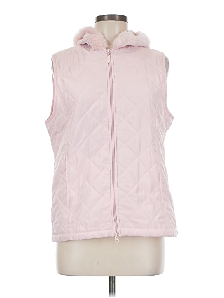 Pre-owned Carolyn Taylor Vest In Pink