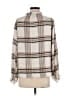 Part Two 100% Viscose Plaid Ivory Tan Long Sleeve Blouse Size EU 32 / US 2 - photo 2
