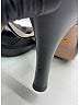 Prada 100% Leather Black Leather Platform Sandals Size EU 39 1/2 - photo 4