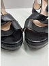 Prada 100% Leather Black Leather Platform Sandals Size EU 39 1/2 - photo 7