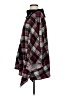 Fervour Plaid Burgundy Poncho Size S - photo 5