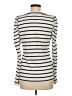 Crown & Ivy Stripes Ivory Long Sleeve Blouse Size M - photo 2