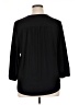 TWO by Vince Camuto Black 3/4 Sleeve Blouse Size XL - photo 2
