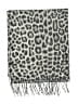 V.Fraas 100% Polyester Animal Print Gray Scarf One size - photo 2
