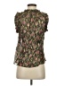 Caballero 100% Viscose Green Short Sleeve Blouse Size XS - photo 2