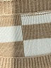 Unbranded Checkered-gingham Tan Pullover Sweater Size S - photo 7