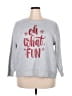Unbranded 100% Polyester Gray Sweatshirt Size 3X - photo 1