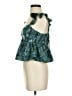 Day + Moon 100% Polyester Teal Sleeveless Blouse Size S - photo 5