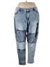 Venezia Color Block Blue Jeans Size 26 waist - photo 1