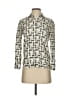 Equipment 100% Linen Print Ivory Long Sleeve Blouse Size XXS - photo 1