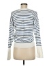 Joie 100% Cotton Stripes White Pullover Sweater Size M - photo 2
