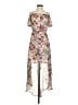 Assorted Brands 100% Polyester Floral Ivory Cocktail Dress Size S - photo 1