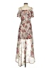 Assorted Brands 100% Polyester Floral Ivory Cocktail Dress Size S - photo 2