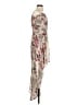 Assorted Brands 100% Polyester Floral Ivory Cocktail Dress Size S - photo 4