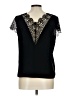 Shein 100% Polyester Black Short Sleeve Top Size L - photo 2
