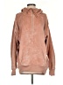Express One Eleven 100% Polyester Tan Pullover Hoodie Size S - photo 1
