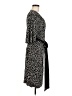 Dana Buchman Animal Print Black Casual Dress Size M - photo 4