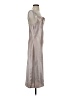 Birdy Grey 100% Polyester Metallic Silver Cocktail Dress Size S - photo 4