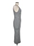 H&M Stripes Ivory White Cocktail Dress Size M - photo 4