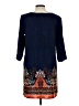 Bebop Paisley Blue Casual Dress Size L - photo 2