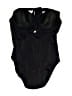 J.Crew Solid Black One Piece Swimsuit Size 6 - photo 2