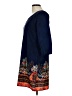 Bebop Paisley Blue Casual Dress Size L - photo 5