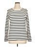 Amazon Essentials Stripes Ivory Long Sleeve T-Shirt Size XL - photo 1