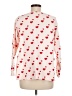 Assorted Brands 100% Cotton Hearts Ivory Long Sleeve Top Size M - photo 2