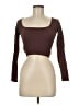 Zara Brown 3/4 Sleeve T-Shirt Size Med - Lg - photo 1