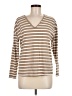 MNG Brown Long Sleeve Top Size M - photo 1