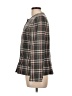 Leslie Fay Plaid Brown Gray Wool Blazer Size 10 - photo 5