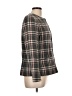 Leslie Fay Plaid Brown Gray Wool Blazer Size 10 - photo 4
