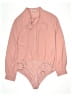 Kate Kasin Pink Long Sleeve Blouse Size XL - photo 1