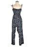 Tommy Hilfiger 100% Viscose Polka Dots Blue Black Jumpsuit Size XS - photo 1