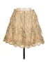 B. Darlin 100% Nylon Paisley Gold Formal Skirt Size 9 - 10 - photo 2