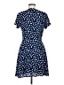 Alya 100% Polyester Polka Dots Blue Casual Dress Size M - photo 2