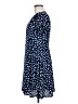 Alya 100% Polyester Polka Dots Blue Casual Dress Size M - photo 5
