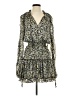 Anna Rae 100% Polyester Floral Green Casual Dress Size S - photo 1