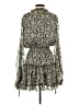 Anna Rae 100% Polyester Floral Green Casual Dress Size S - photo 2