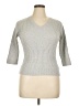 Jeanne Pierre Silver Pullover Sweater Size XL - photo 1