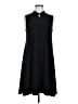 Anne Klein Solid Black Casual Dress Size 6 - photo 1